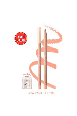 Clio Velvet Lip Pencil Set 06 Vanilla Coral