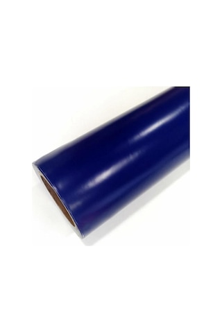Parlak Lacivert Yapışkanlı Kaplama Folyosu 122 Cm X 2 Mt