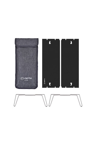 Aotu At6759 Açık Hava Ultra Hafif Portatif Katlanır Küçük Masa Gümüş Gri Pembe