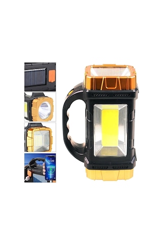El Feneri Projektör Solar Şarjlı 25w Led+smd+cob Gl-2289