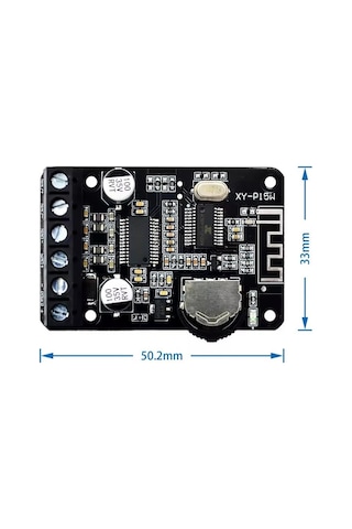 Xtechnx Xtechn025381 Powermaster Xy-p15w Bluetooth Amfi Modülü Amplifikatör Devresi Kod:25381