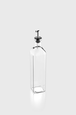 Renga Voca 500 Ml Metal Kapaklı Tıpalı Cam Yağlık 151007 Gümüş