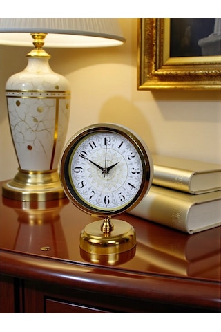 Decora Gold 25 X 20 Cm Metal Masa Saati Çok Renkli