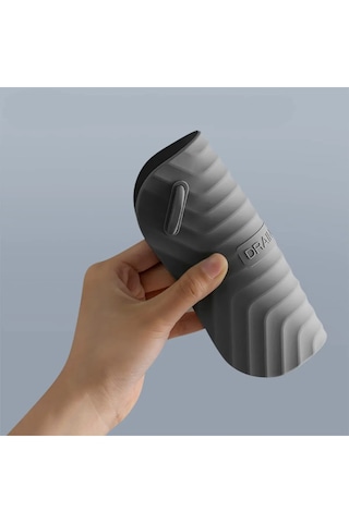 Tineke Gri Renk Kare Kötü Koku Önleyici Silikon Mat Banyo Mutfa