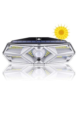 Greentech Güneş Enerjili Hareket Sensörlü, 6 Taraflı 104 Led Aydınlatma / GT-SL13