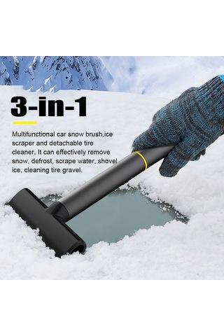 Besthome1 Çift Taraflı Alüminyum Buz Ve Lastik Temizleyici, Kar Yol Kazıyıcı