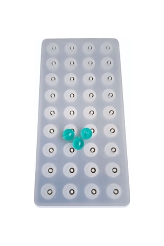 Epoksi Silikon Tesbih Kalıbı 36 Lı 10 Mm Boncuk Silikon Kalıp