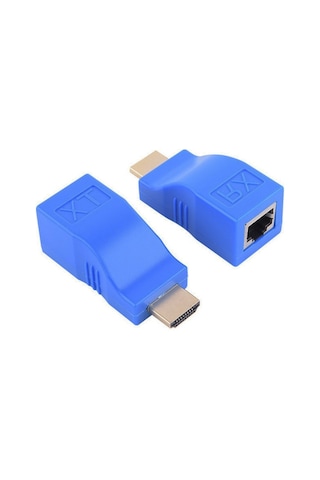 4971 Hdmi Rj45 Cat5 6 Extender Uzatıcı Uzatma Aparatı Adaptör
