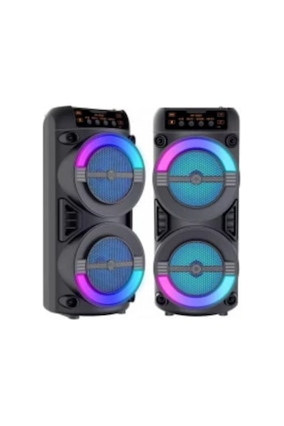 Rgb - 379 - Işıklı Bluetooth Hoparlör Kablosuz Tnabilir - Csmo-tex - Stereo Speaker