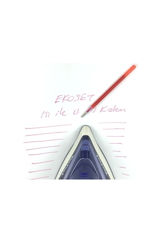 Ekoset Isı ve Ütü Ile Uçan Kalem Içi Kırmızı 100 Adet