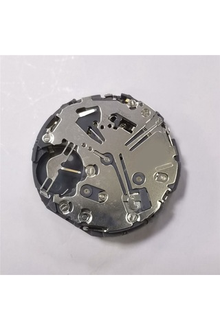 Xurunkeji Vk63 Kuvars Saat Hareketi Tarih 3 Saat Kronograf Saat Hareketi Pil İle Vk63 Vk63a Saat Tek Takvim Gümüş