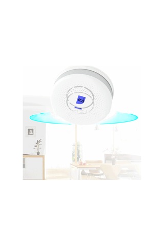 Lemestar Beyaz Ekranlı Kombine Duman Ve Karbon Monoksit Algılayıcı - Pil İle Çalışır, Hassas Tespit, Yüksek Sesli Uyarı, Ev/fabrika/depo Uygun