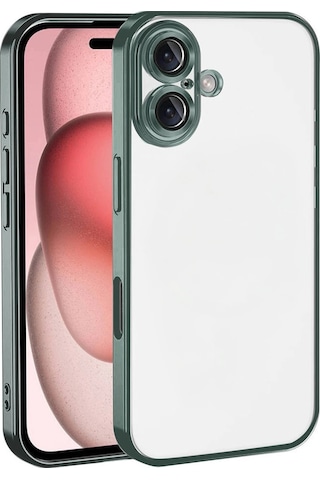 Apple, Uyumlu iPhone 17 Kamera Korumalı Lensli Silikon Yeşil