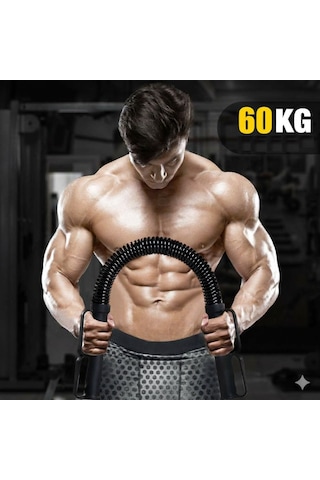 60 Kg Twister Bar - Göğüs Yayı Kol Geliştirici Bükbük Upper Body Chest Expander