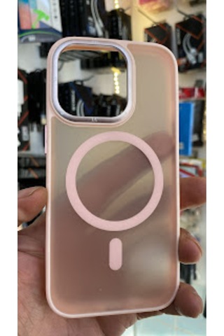 Apple iPhone Uyumlu 16 Pro Kamera Korumalı Mat Magsafe Wireless Şarj Destekli Renkli 45686