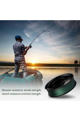 Reedark 4 Izgara Pe Misina, 100 Metre, 6.0 Numara 60 Lb , Güçlü Çekiş, Dayanıklı, Beyaz, Deniz Ve Tatlı Su Balıkçılığı İçin