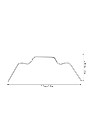 Ximistore9 50 Adet Paslanmaz Çelik Seracılık Cam Klembi, Anti-korozif Yaylı Kilit, Kolay Kurulum, Güvenli Tutucu