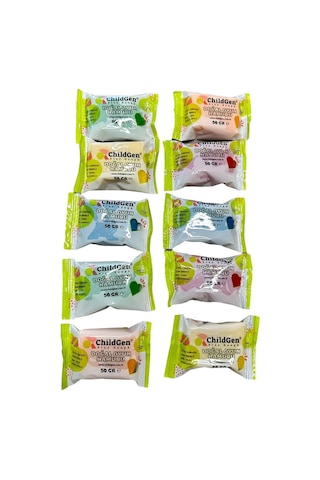 Doğal Oyun Hamuru -10'lu Minipack - 10x50gr