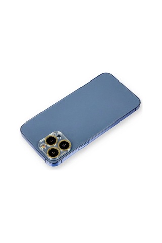 Mey İthalat iPhone Uyumlu 12 Pro Shine Kamera Lens Koruma Cam - Gold