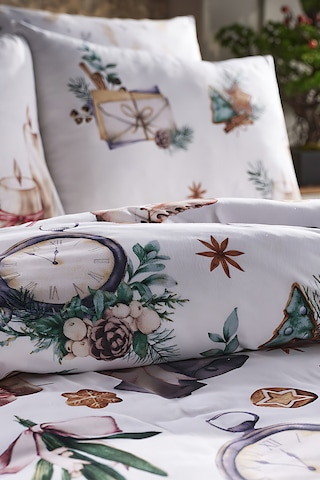 Doqu Home Poly Cotton Skate Çift Kişilik Nevresim Takımı Çok Renkli