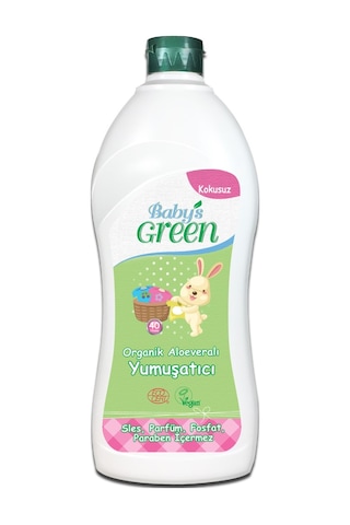 Baby's Green Organik Aloeveralı Kokusuz Çamaşır Yumuşatıcı 120 Yıkama 3 x 750 ML