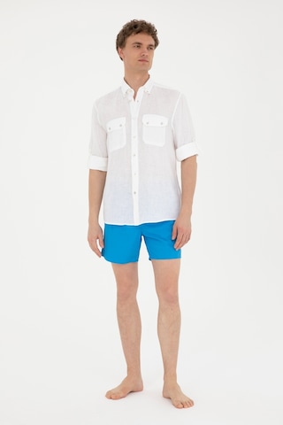 U.s. Polo Assn. Erkek Saks Deniz Şortu 50282927-vr045 Sax