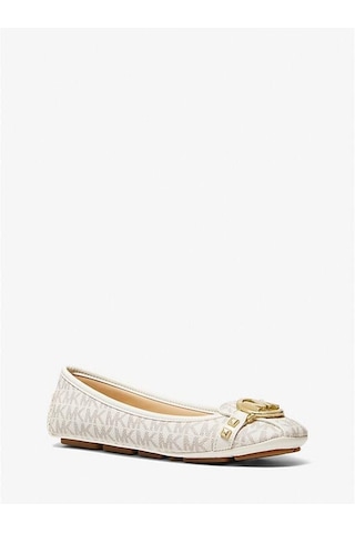 Michael Kors Fulton Moccasin Kadın Babet Krem
