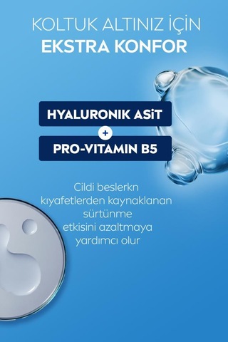 Men Erkek Stick Deodorant Derma Control Defend 50ml, 72 Saat Anti-perspirant, Alkolsüz, Hyaluron