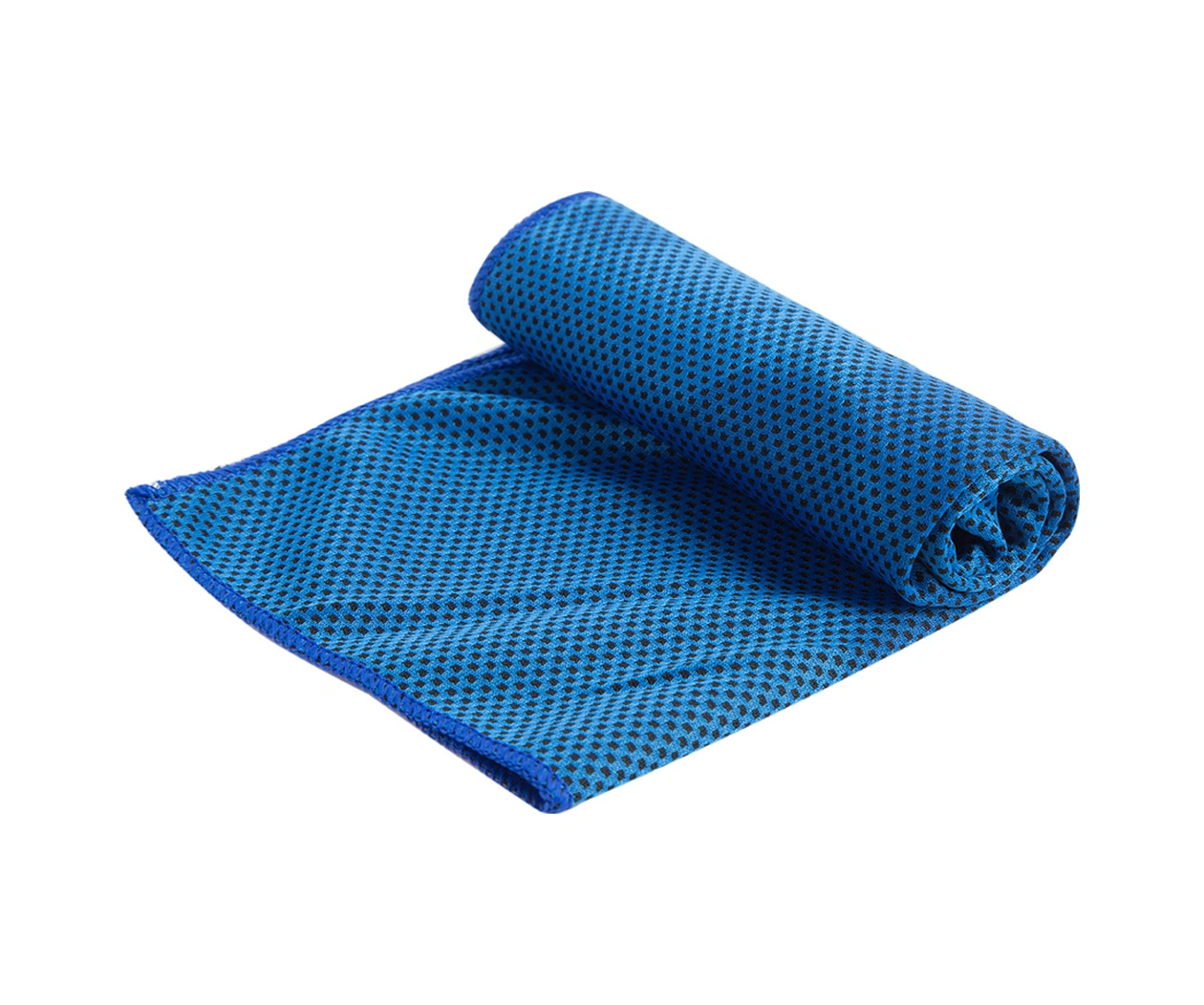 Dianziye Suyla Nemlendirince Soğuyan Spor Havlusu, Bisikletten Tırmanmaya Dış Etkinlikler İçin, Mavi, Poşetli, Yeniden Kullanılabilir, Hafif