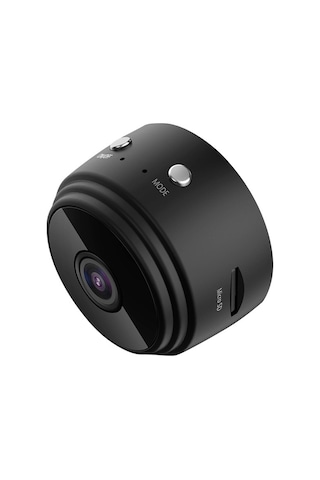 Neevoyu Siyah 1080p Hd Ev Güvenlik Kamerası - Kablosuz Ağ İzleme Kamerası, Taşınabilir Ve Kolay Kullanım, Poşetli Paket