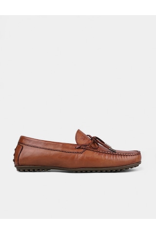 Cabani Erkek Hakiki Deri Taba Loafer Ayakkabı Taba