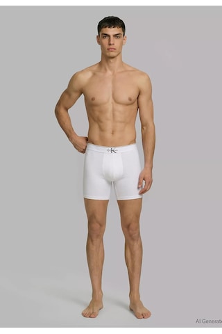 Calvin Klein Erkek Pamuklu Logo Detaylı Elastik Bel Bantlı Üçlü Gri Boxer-14941