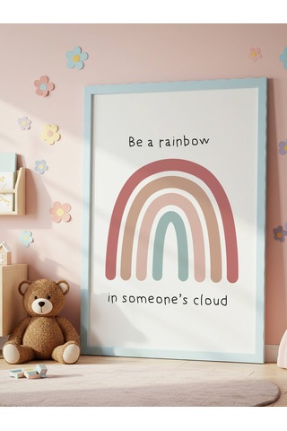 Be A Rainbow Dijital Baskı Poster V1 Çerçevesiz