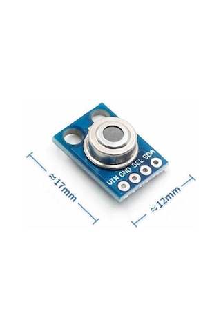 Gy-906 Kızılötesi Sıcaklık Sensör Modülü -70c/380c Mlx90614 Termometre Temassız Dijital Isı Ölç.ııc