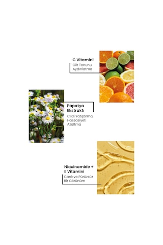 C Vitamini Serum - Sunsıne Serum - Leke Karşıtı Ve Aydınlatıcı Serum