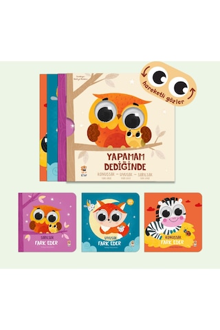 Sincap Kitap Yapamam Dediğinde (3 Kitap Takım) (Ara-Bul & Hareketli Gözler)