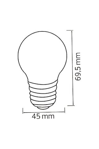 Horoz 001-017-0001 Rainbow Smd Led Ampul Mavi 1w E27 Duy - 10 Lu Paket