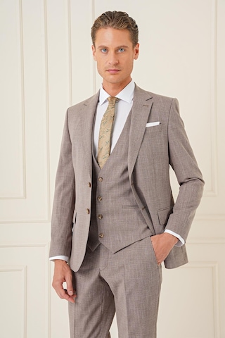 Efor Tk 902 Slim Fit Vizon Klasik Takım Elbise Vizon