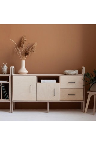 Woodesk Vetta, Ahşap, Dolap Ve Konsol, 140x90, Natural Renk