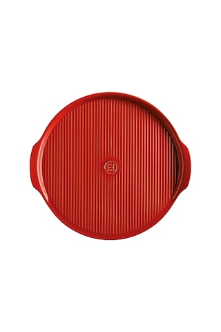 Emile Henry Pizza/fırın Kabı Yuvarlak 40 Cm Kırmızı/burgundy -347614 - Siyah