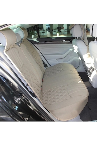 Toyota Hilux Lüx Oto Koltuk Minderi Ön Arka 5'li Set Elegance Serisi Bej