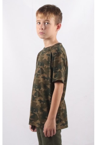 Alexandergardi Alexandergardı Kamuflaj Desenli Çocuk T-shirt C23-906 00 001