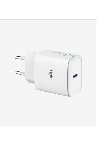 Linktech C311 Safe Type-c Kablolu 25w Hızlı Şarj Adaptörü Beyaz