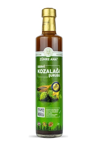 Zühre Ana Kozalak Şurubu Servi Kozalağı ve Kara Mürver İçeren Şurup 350 G