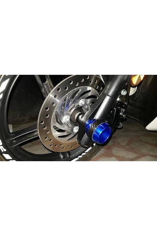 Motosiklet ,scooter Ön Teker Koruma Takozu Karbon Detaylı Laciver