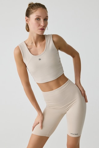 Urban Beat Nayla Kadın Tank Top Sportswear Taş Rengi Büstiyer Taş