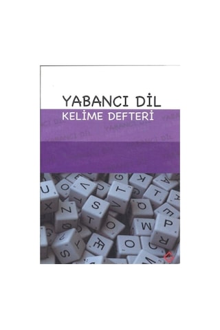Yabancı Dil Kelime Defteri 1 Adet Çok Renkli