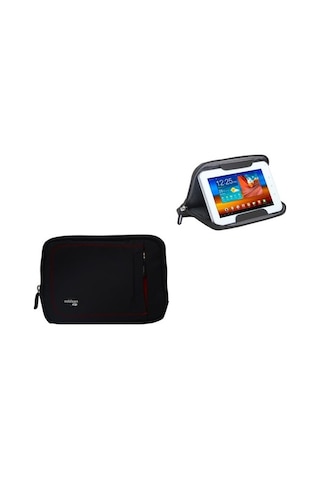 Addıson Tp-696 Sıyah-Kırmızı 7-7.8 Inc Tablet Kılıf