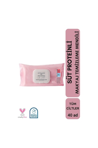 Byphasse Süt Proteinli Makyaj Temizleme Mendili Tüm Ciltler 40'lı
