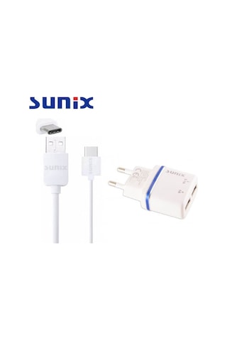 Sunix S-206 Type-C 2 In 1 %50 Hızlı Şarj Adaptör